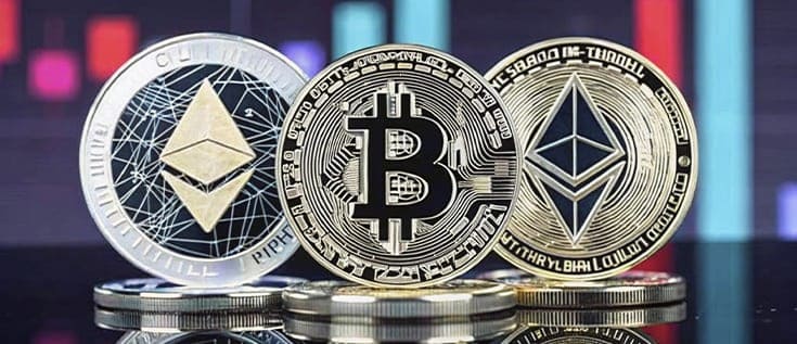 Säule Tradevo Kryptomarkt